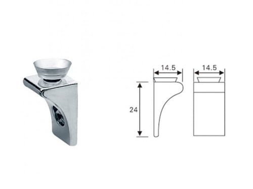 حامل رف زجاج