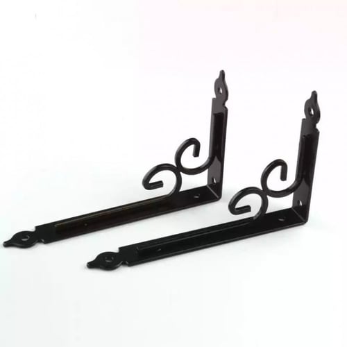 حامل رف لون أسود