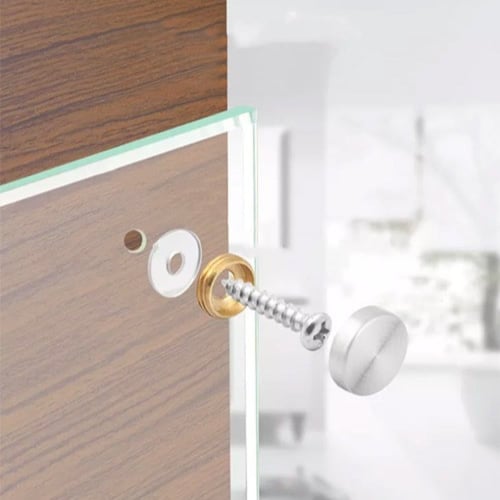 غطاء برغي مرايا لون كروم