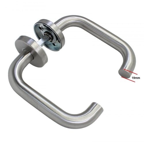 مقبض باب مفصول استيل