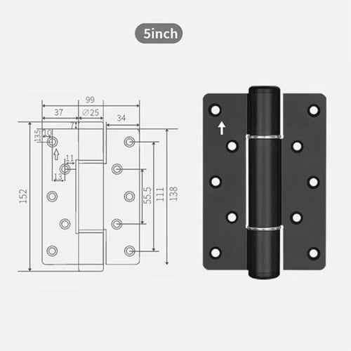 مفصلة هيدروليكية D-TYPE عالية الجودة – للراحة والأ...