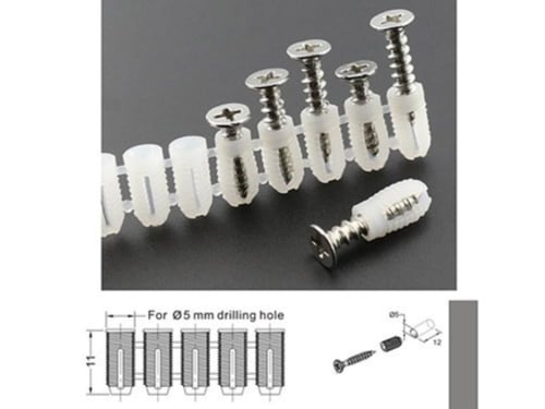 طقم خابور بلاستيكي للتثبيت
