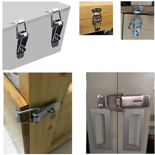 مشبك إغلاق معدني للخزائن والصناديق