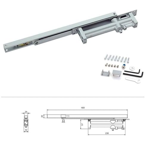 دفاش باب مخفي بسماكة 32 مم – قدرة تحمل 65 إلى 80 ك...