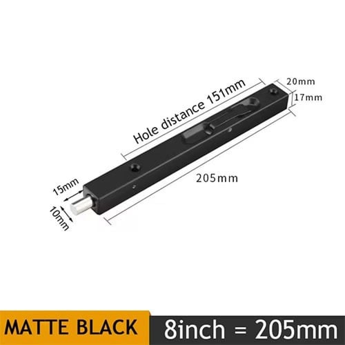 مزلاج باب علوي وسفلي