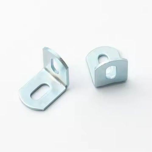 زاوية تثبيت حديد مطلية بالزنك الأزرق