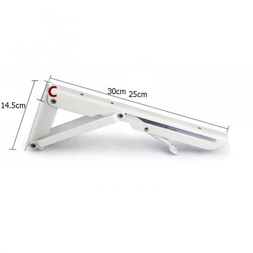 حامل رف متحرك لون أبيض