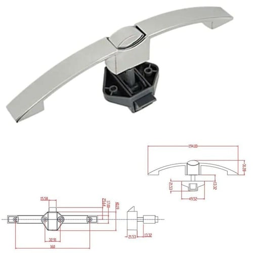 قفل ومقبض خزائن الكرفان