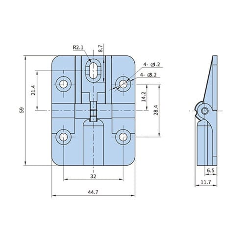 مفصلة خزانة حديد