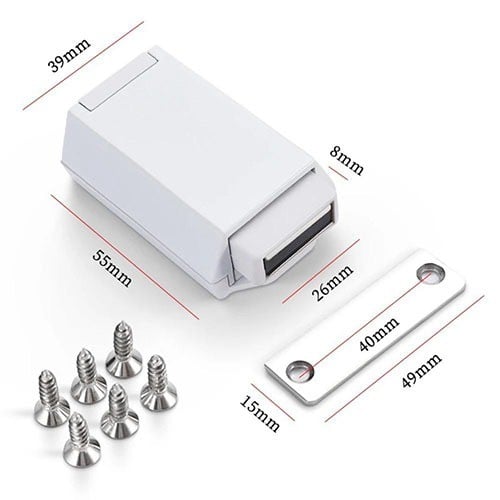 قفل دفع مغناطيسي ثقيل من الزنك