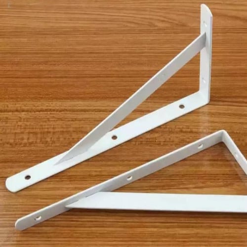 حامل رف لون أبيض