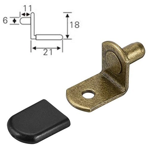 حوامل رف خشبية معدنية