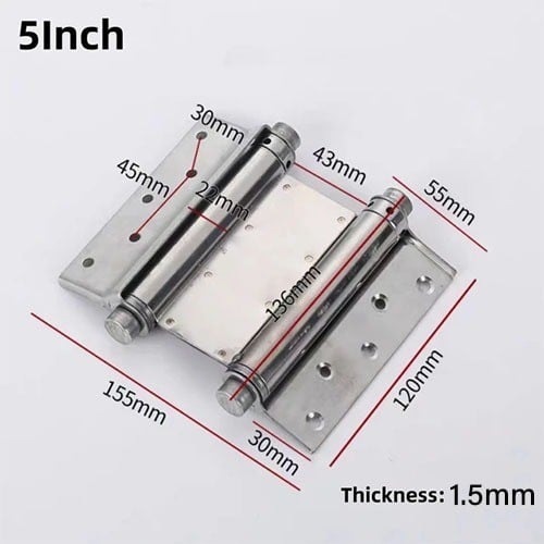 مفصلات مروحة جهتين استنلستيل