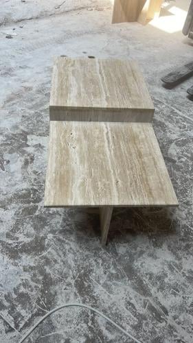 Center table with marble