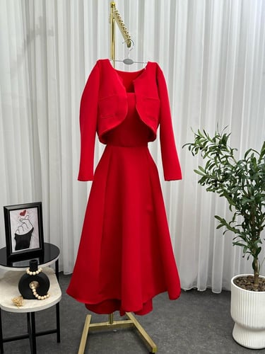 فستان العيد بلونين