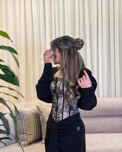 فستان باربي الصدر دانتيل