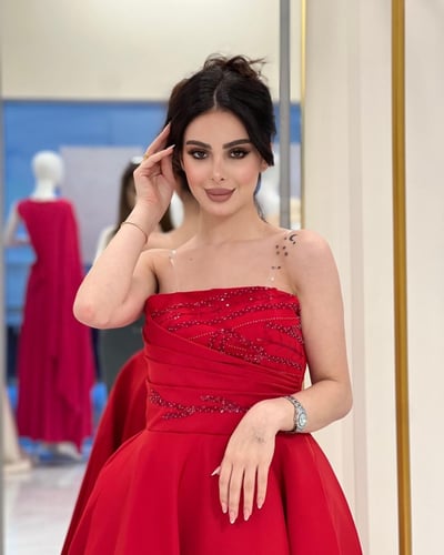 فستان سهره احمر