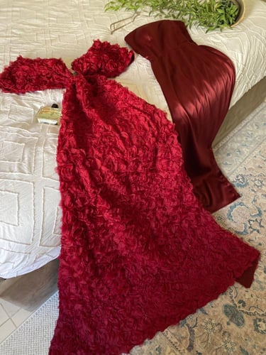 فستان سهره احمر