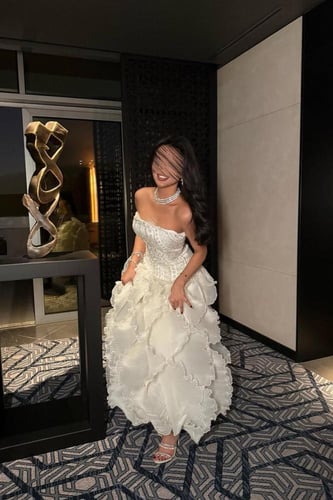 فستان سهره توب بطبقات