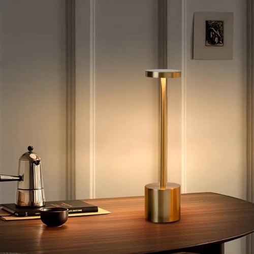 مصباح طاولة محمول قابل لإعادة الشحن للاستخدام الدا...