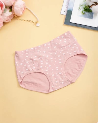 طقم 3 قطع من السروال القطني النسائي بتصاميم أنثوية