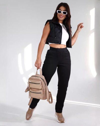 بنطال سكيني بخصر مطاطي