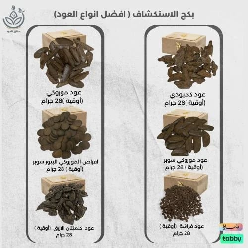 بكج الاستكشاف ( افضل انواع العود)