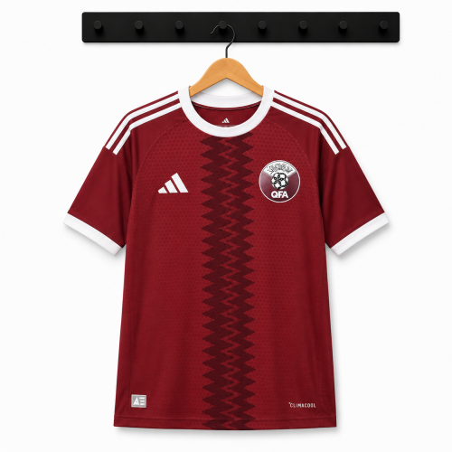تيشيرت قطر الاساسي فئة لاعبين - 2026