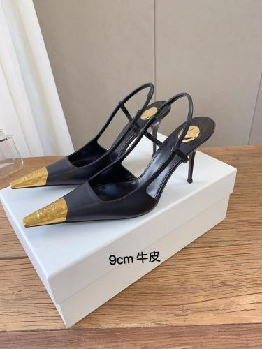 JEANNE SLINGBACK PUMPS IN SMOOTH LEATHER