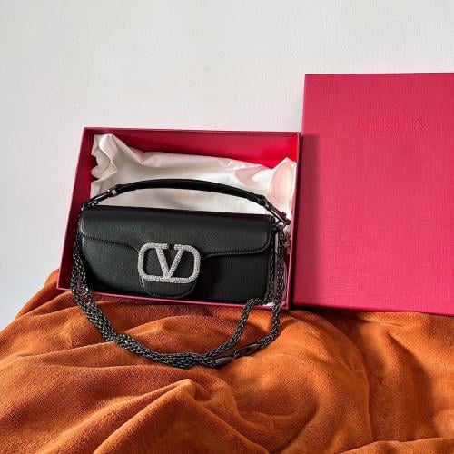 Locò Small Bag with Chain and Jewel logo
