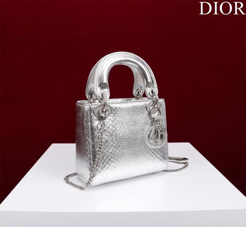 Mini Lady Dior Bag - Python