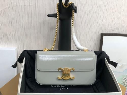 CHAIN SHOULDER BAG CLAUDE IN SHINY CALFSKIN