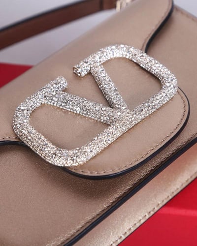 VALENTINO GARAVANI LOCÒ MICRO BAG WITH CHAIN AND J...