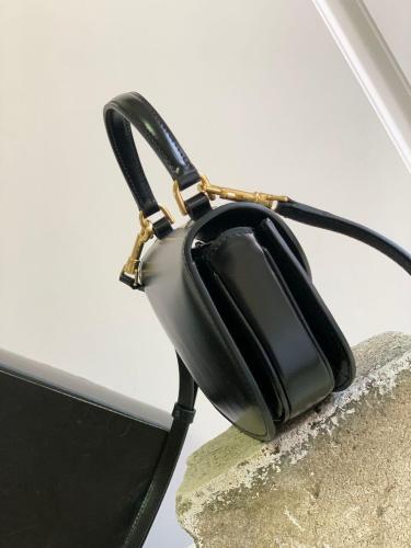 MINI BESACE CLEA IN SHINY CALFSKIN