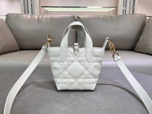 Small Dior Toujours Vertical Tote Bag