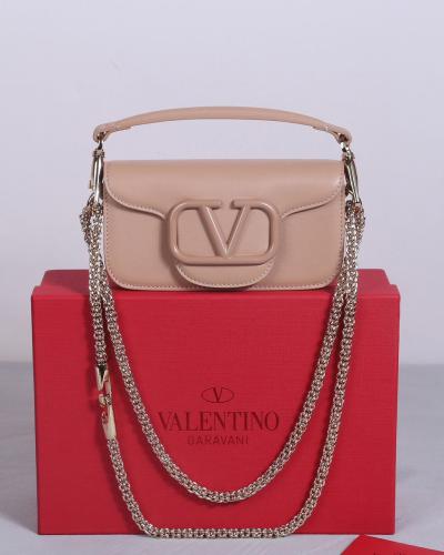 VALENTINO GARAVANI LOCÒ SMALL SHOULDER BAG IN CALF...