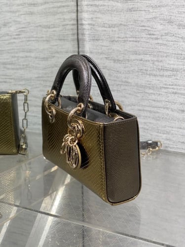 Small Lady D-Joy Bag - Rare Snakeskin