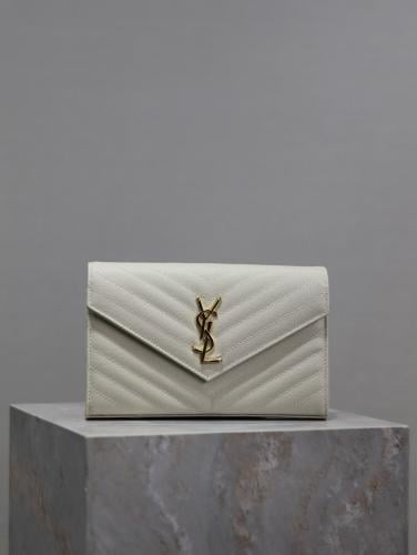 CASSANDRE CHAIN WALLET IN MATELASSÉ LEATHER