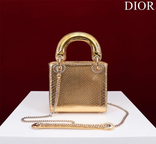 Mini Lady Dior Bag - Python