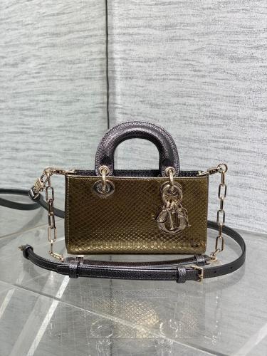 Micro Lady D-Joy Bag - Rare Snakeskin