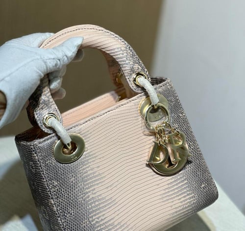 Mini Lady Dior Bag - Lizard