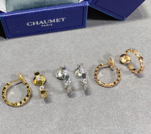 BEE DE CHAUMET HOOP EARRINGS, DIAMONDS