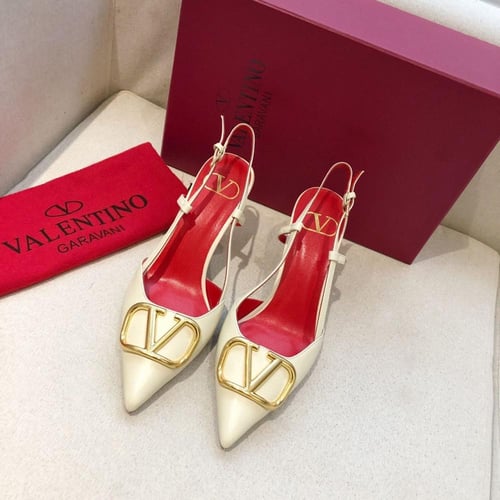 VLOGO SIGNATURE CALFSKIN SLINGBACK PUMP 80MM / 3.1...
