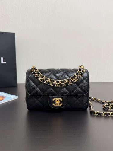 Mini Caviar Flap Bag