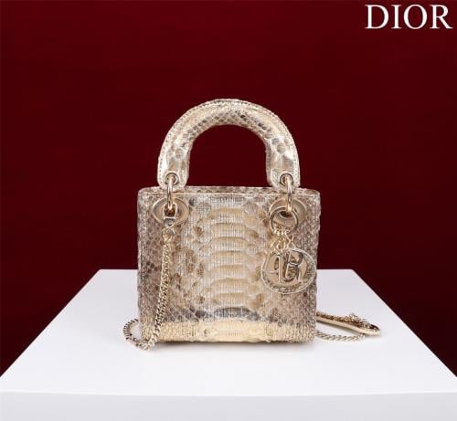 Mini Lady Dior Bag - Python