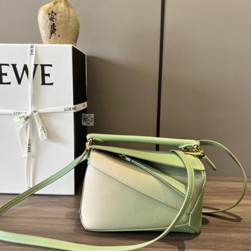 Mini Puzzle Bag in Soft Grained Calfskin