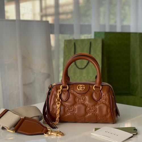 Mini Top Handle Bag GG Matelasse Leather