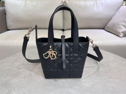 Small Dior Toujours Vertical Tote Bag
