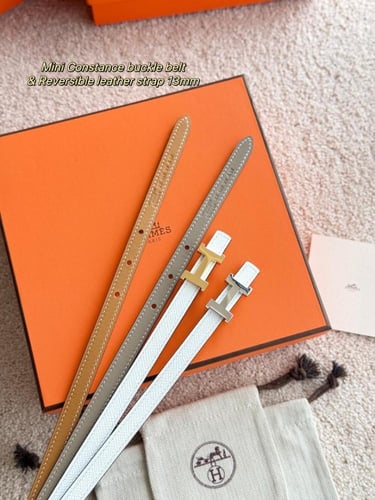 Mini 5382 belt buckle & Reversible leather strap 1...