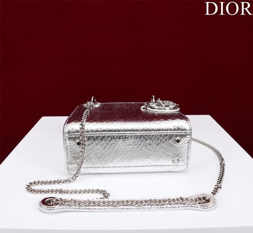 Mini Lady Dior Bag - Python